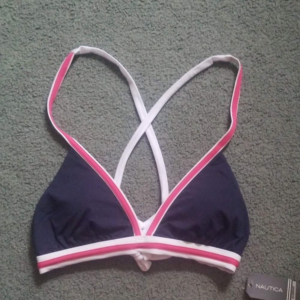 Nautica Cross-Back bikini top